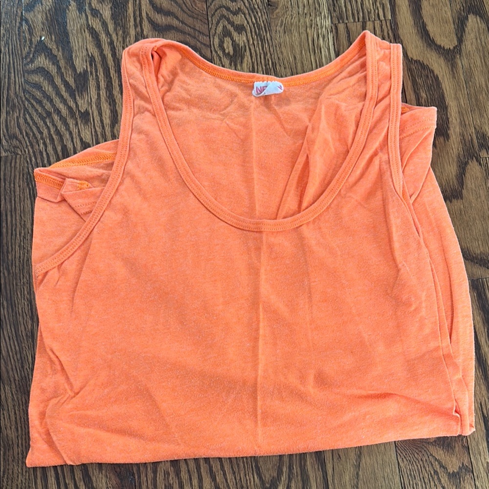vintage neon american apparel tank top